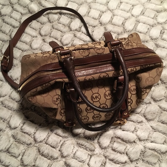 Y2K Michael Kors Large Canvas Satchel - Picture 2 of 6